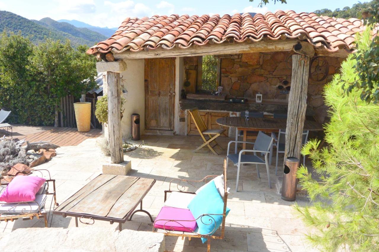 Villa Carole Piscine Privee Spa Fautea Zonza Bagian luar foto